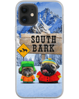 'South Bark' Personalized 2 Pet Phone Case