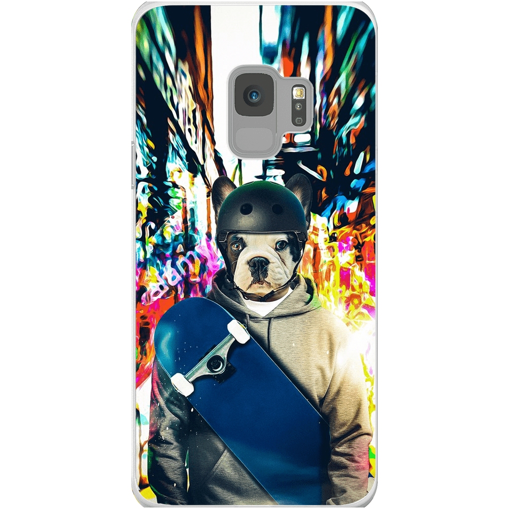 &#39;The Skateboarder&#39; Personalized Phone Case