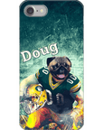 Funda personalizada para teléfono con perro 'Green Bay Doggos'