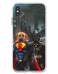 'Superdog & Batdog' Personalized 2 Pet Phone Case