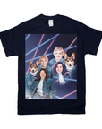 '1980s Lazer Portrait 1 Pet/Humans(Females)' Personalized T-Shirt