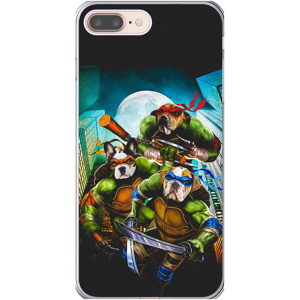 &#39;Teenage Mutant Ninja Doggos&#39; Personalized 3 Pet Phone Case