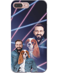 '1980s Lazer Portrait Pet(Female)/Human(Male)' Personalized Phone Case