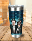 'The Blues Doggos' Personalized 2 Pet Tumbler