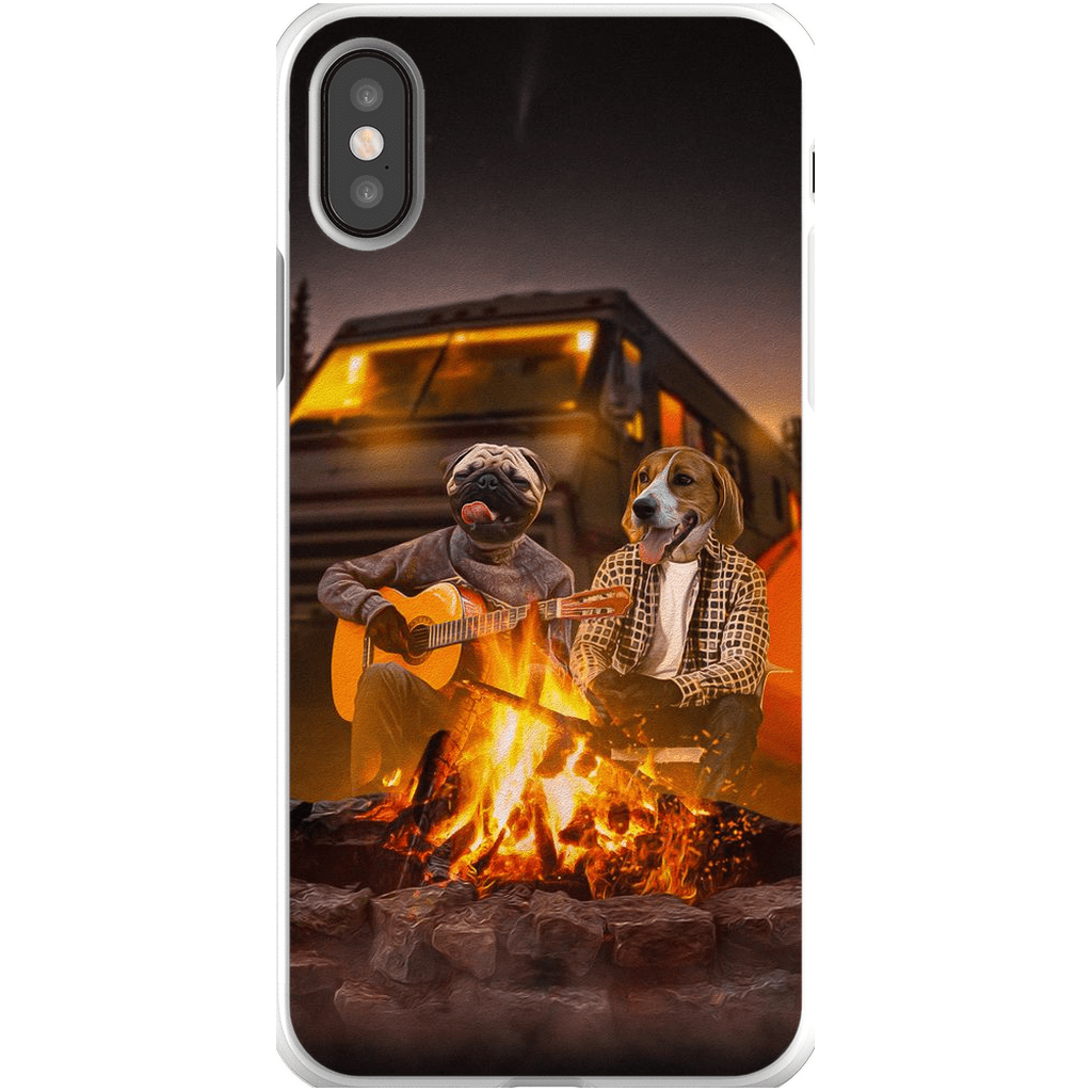 &#39;The Campers&#39; Personalized 2 Pet Phone Case