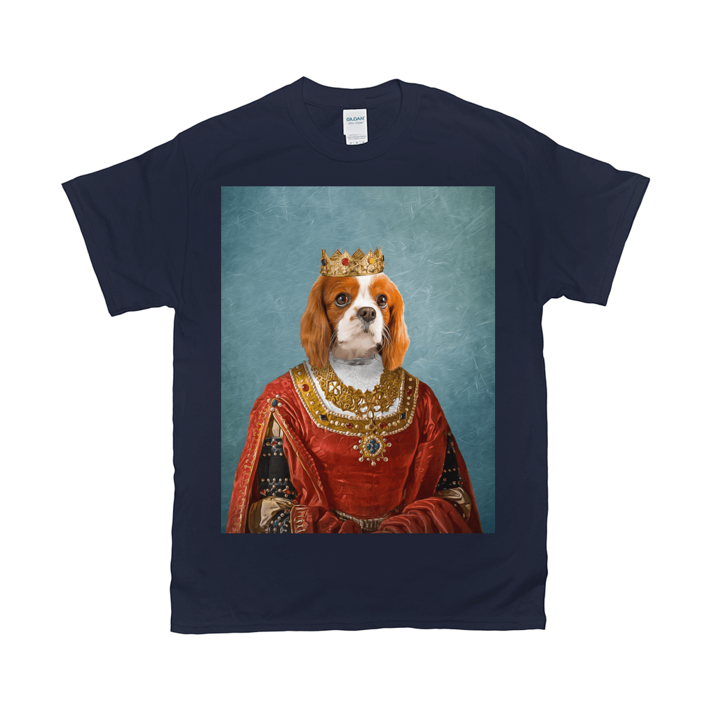 &#39;The Queen&#39; Personalized Pet T-Shirt