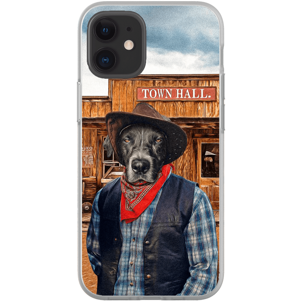 &#39;The Cowboy&#39; Personalized Phone Case