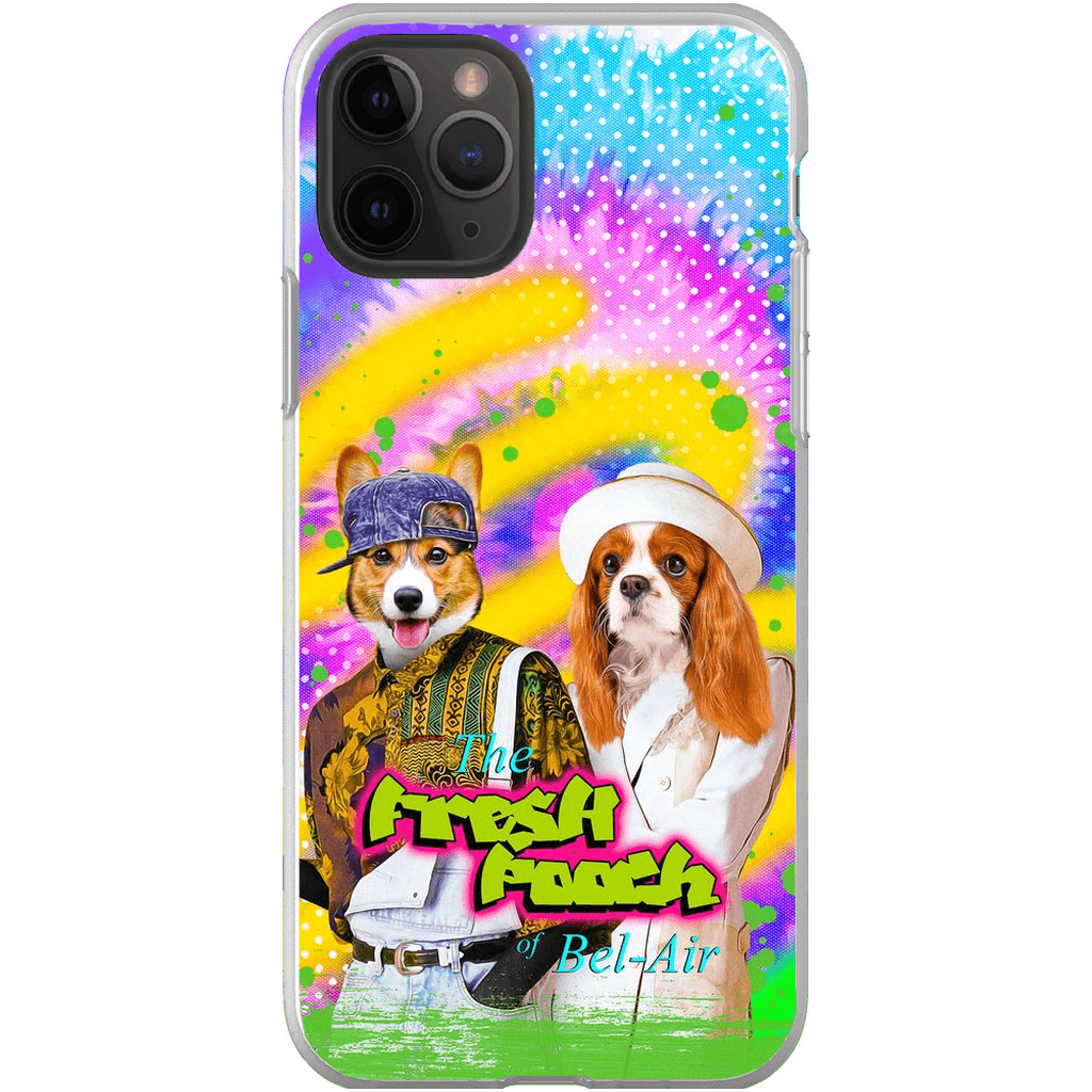 Funda personalizada para teléfono con 2 mascotas &#39;The Fresh Pooch&#39;