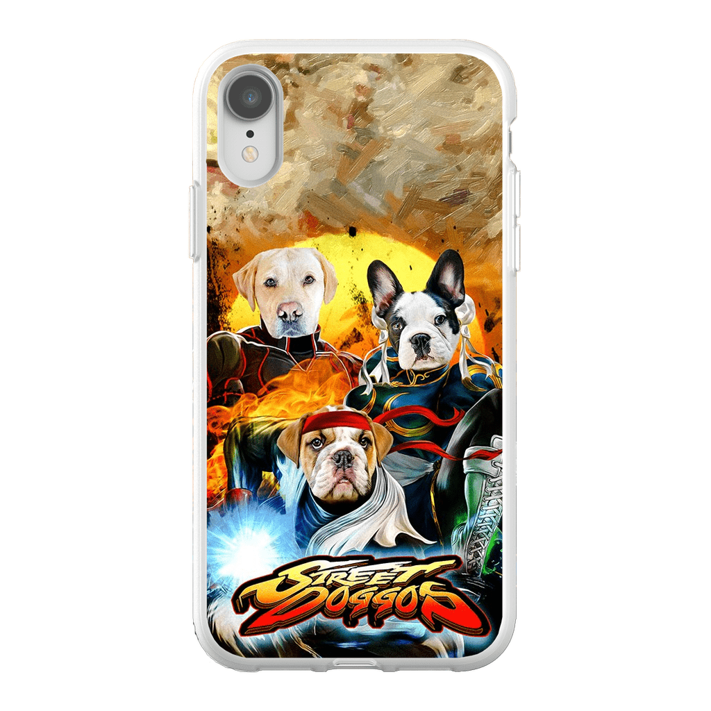 &#39;Street Doggos&#39; Funda personalizada para teléfono con 3 mascotas