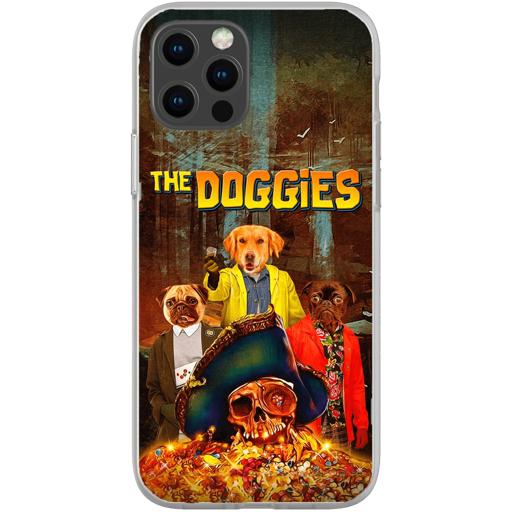 &#39;The Doggies&#39; Personalized 3 Pet Phone Case