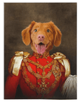 'Sergeant Bork' Personalized Pet Blanket