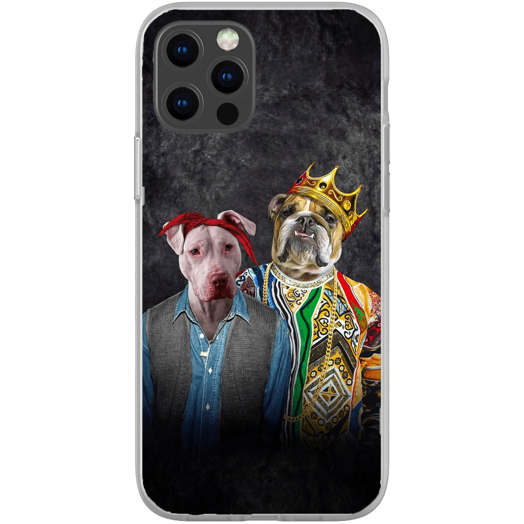 &#39;2Paw And Notorious D.O.G.&#39; Personalized 2 Pet Phone Case