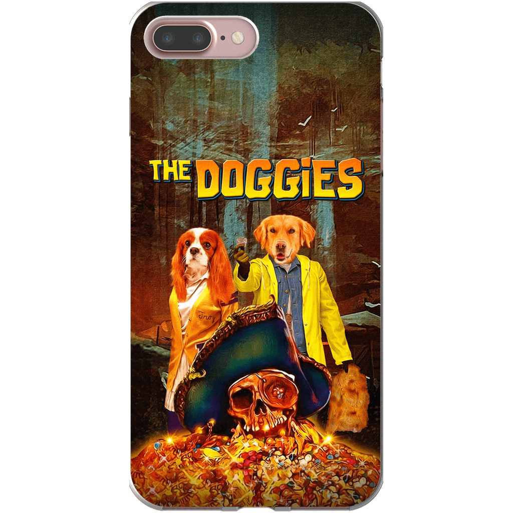 &#39;The Doggies&#39; Personalized 2 Pet Phone Case