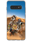 'The Motocross Riders' Personalized 3 Pet Phone Case