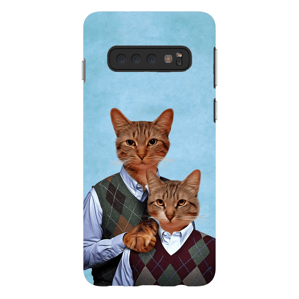 Funda personalizada para teléfono con 2 gatos &#39;Step Kitties&#39;