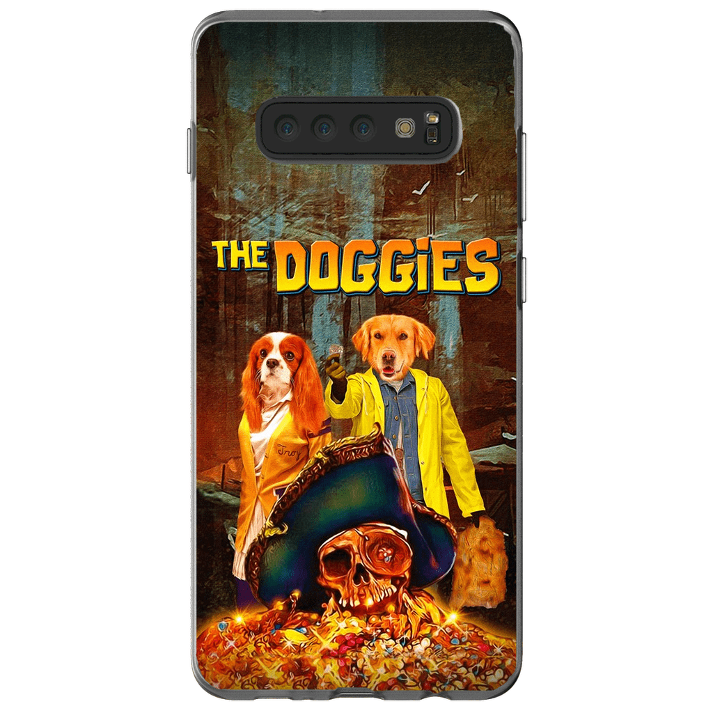 &#39;The Doggies&#39; Personalized 2 Pet Phone Case