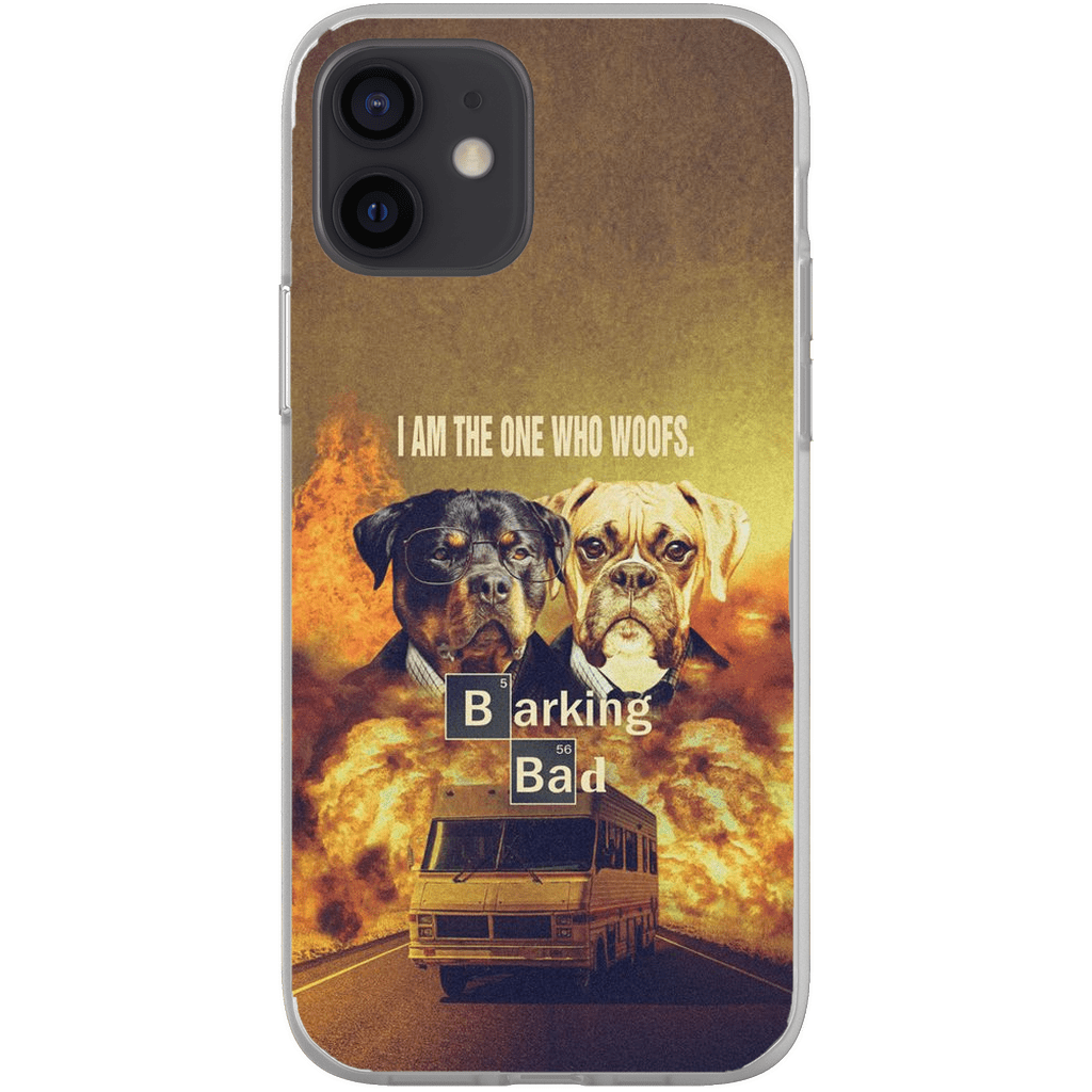 &#39;Barking Bad&#39; Personalized 2 Pet Phone Case