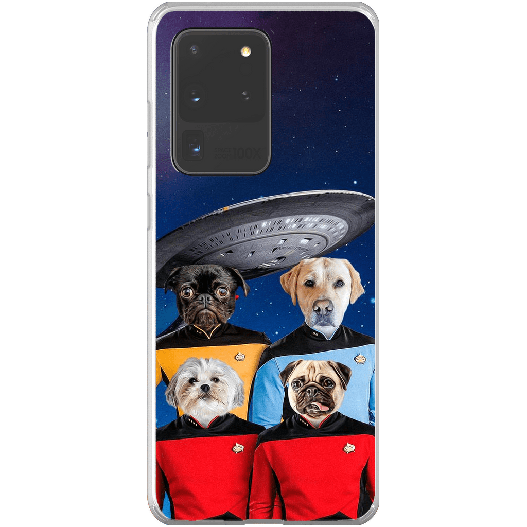 &#39;Doggo-Trek&#39; Personalized 4 Pet Phone Case