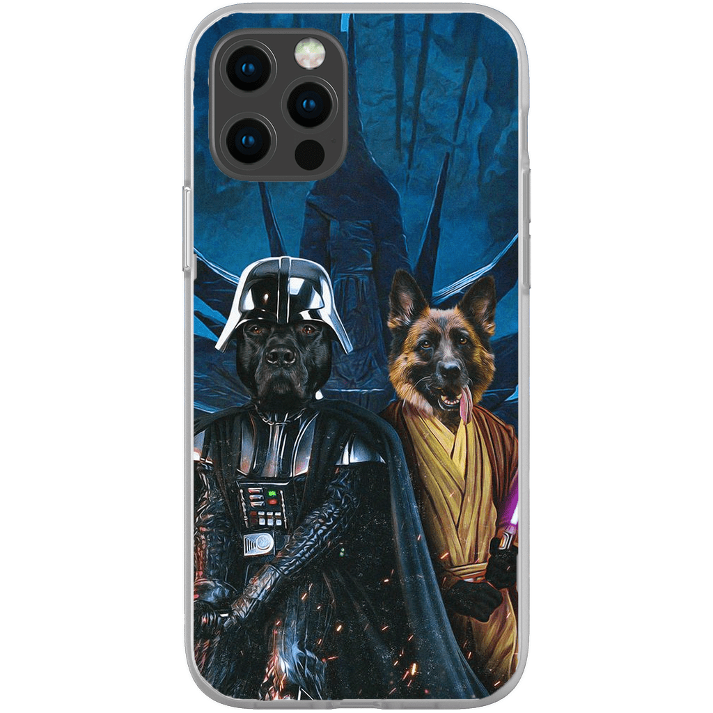 &#39;Darth Woofer &amp; Jedi-Doggo&#39; Personalized 2 Pet Phone Case