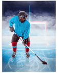 'The Hockey Player' Personalized Pet Blanket