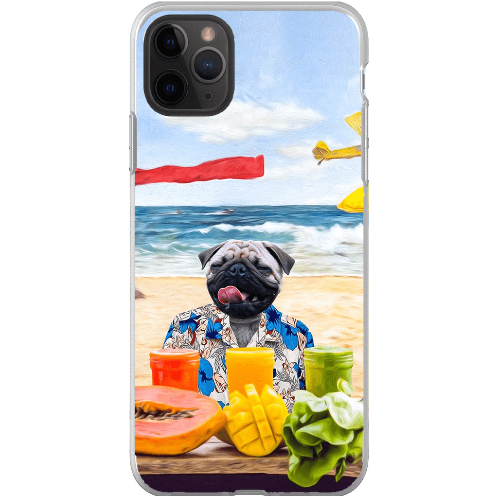 &#39;The Beach Dog&#39; Personalized Phone Case