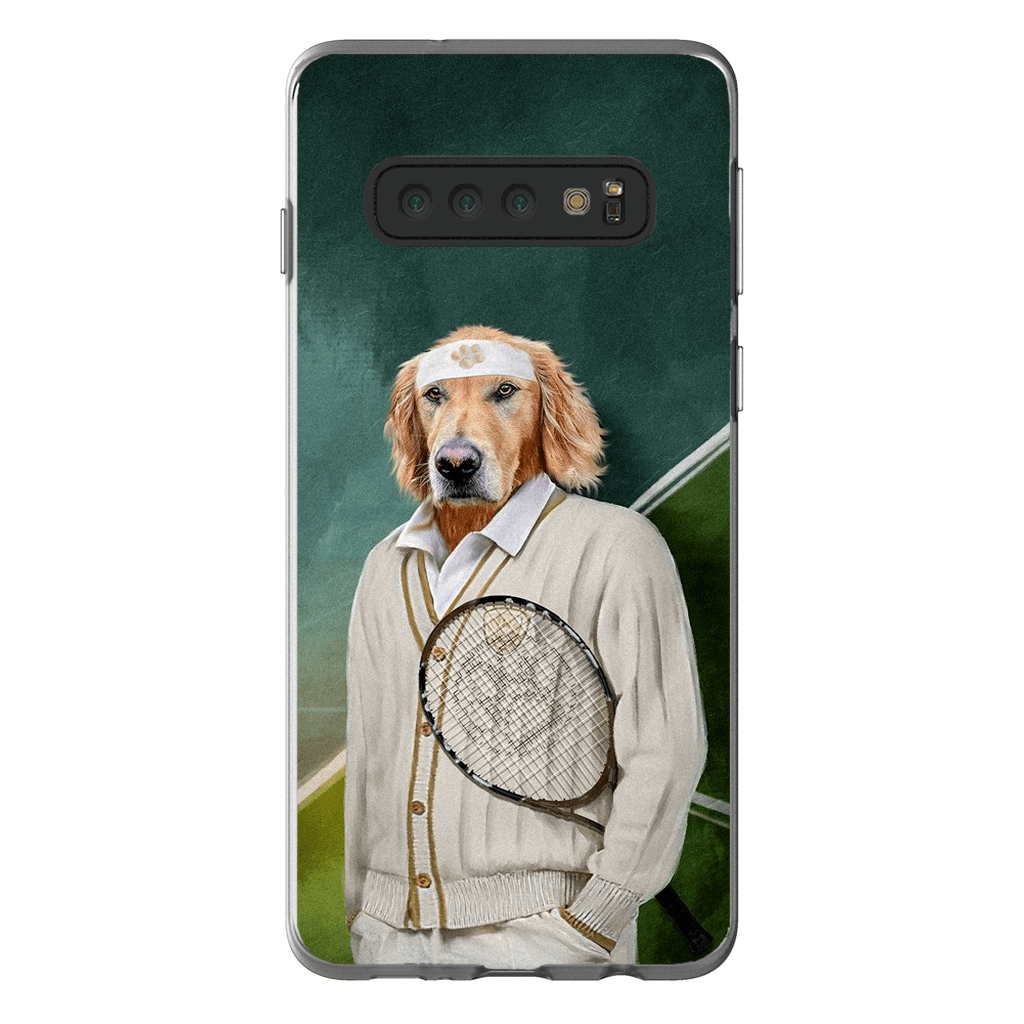 Funda para móvil personalizada &#39;Jugador de tenis&#39;