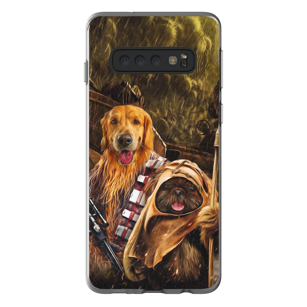 &#39;Chewdogga &amp; Dogg-E-Wok&#39; Personalized 2 Pet Phone Case