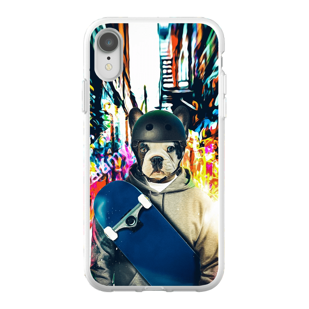 &#39;The Skateboarder&#39; Personalized Phone Case