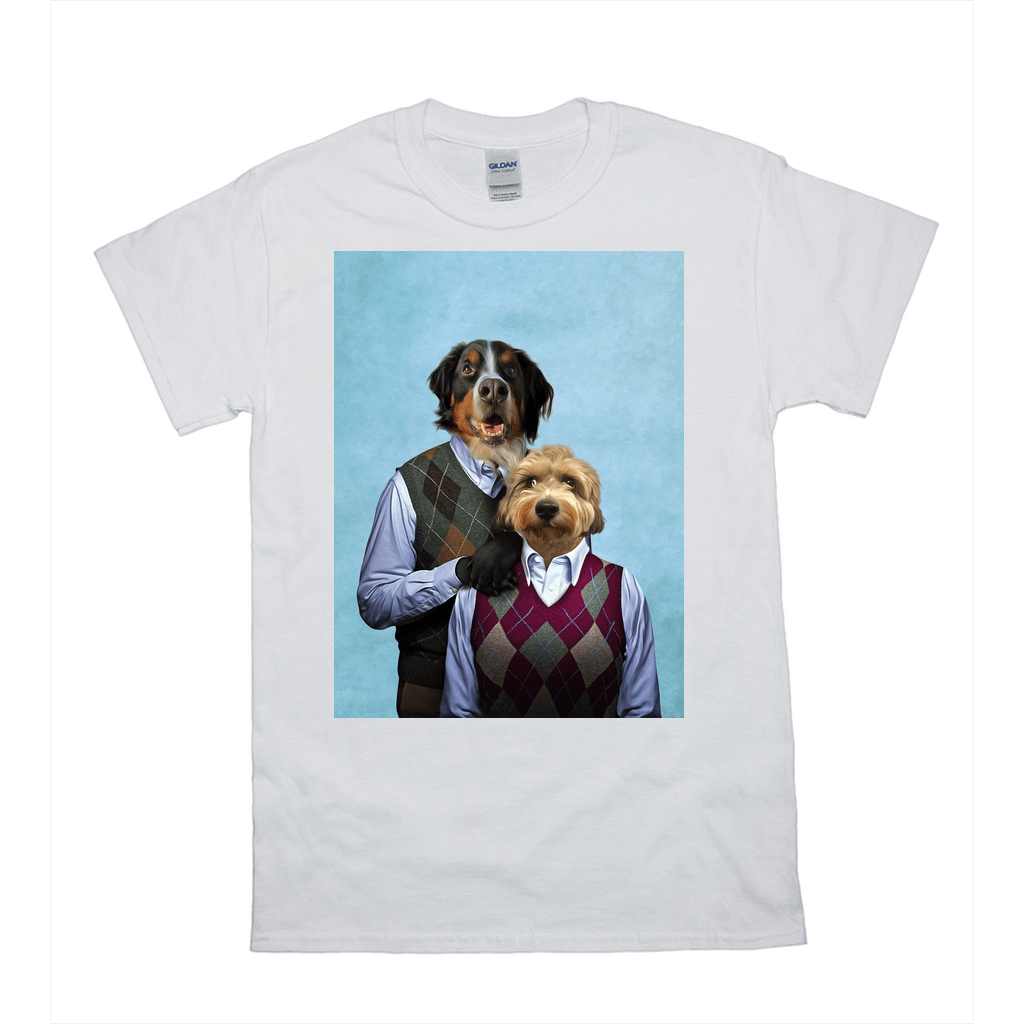 Camiseta personalizada para 2 mascotas &#39;Step Doggo &amp;amp; Doggette&#39; 