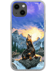 'The Retro Wolf' Personalized Phone Case