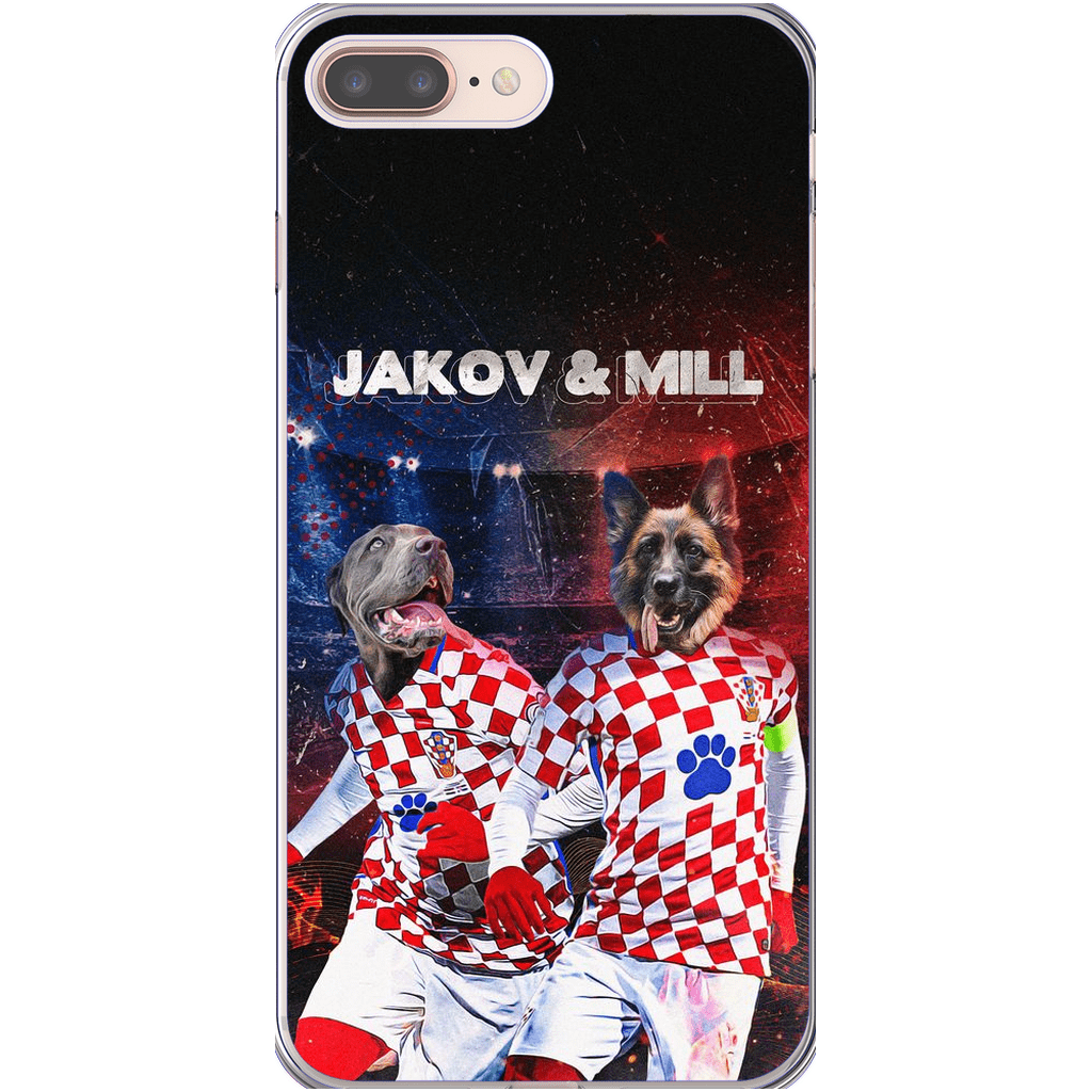 &#39;Croatia Doggos&#39; Personalized 2 Pet Phone Case