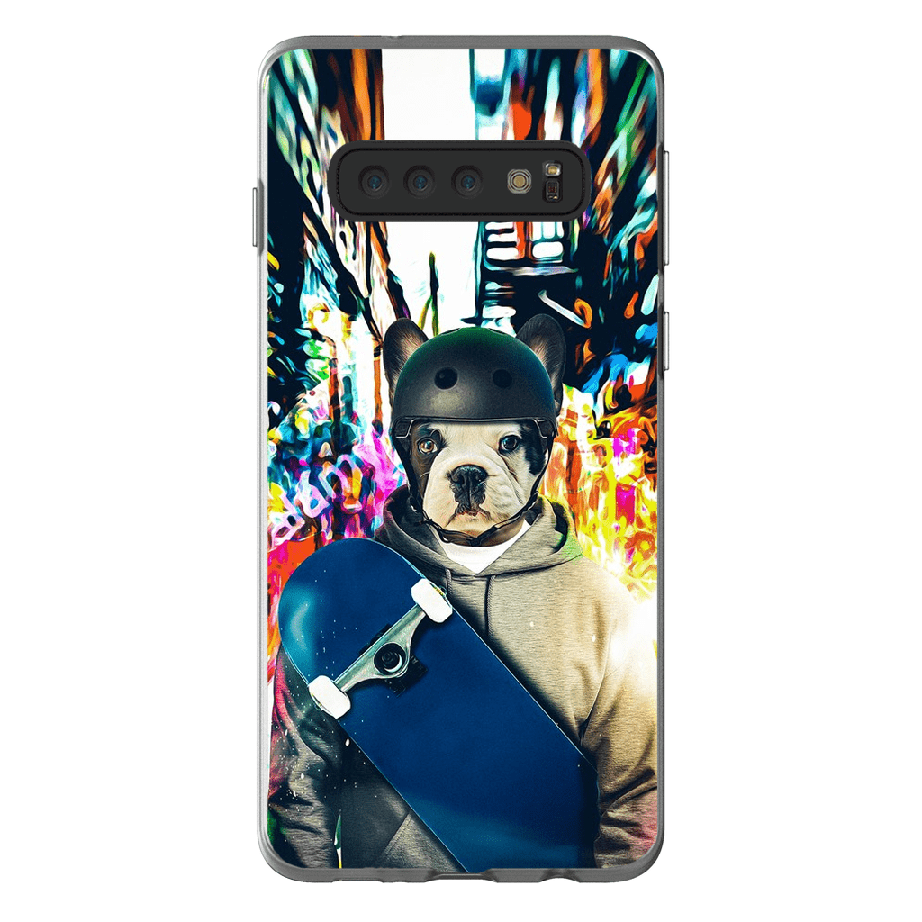 &#39;The Skateboarder&#39; Personalized Phone Case