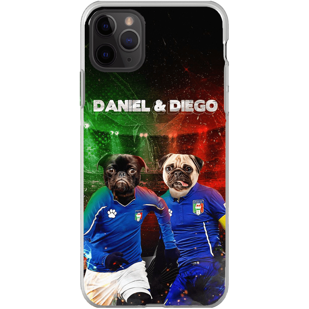 &#39;Italy Doggos&#39; Personalized 2 Pet Phone Case