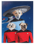 'Doggo-Trek' Personalized 3 Pet Blanket