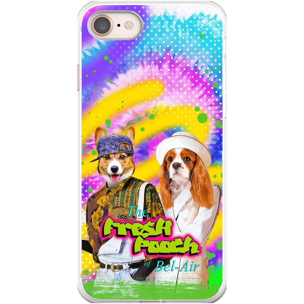 Funda personalizada para teléfono con 2 mascotas &#39;The Fresh Pooch&#39;