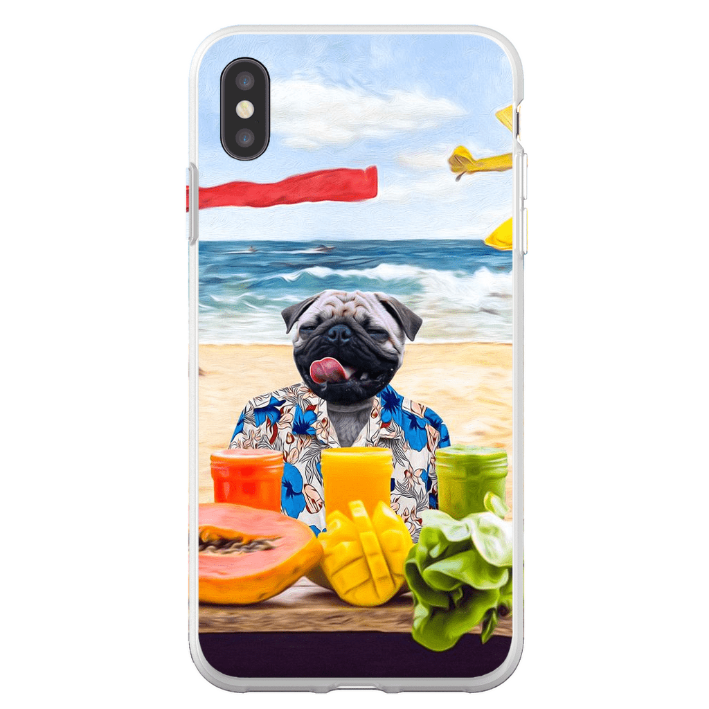 &#39;The Beach Dog&#39; Personalized Phone Case