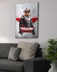 'Falcon Doggo' Personalized Pet Canvas