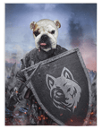 'The Warrior' Personalized Pet Blanket