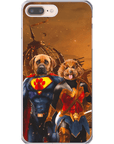 'Superdog & Wonder Doggette' Personalized 2 Pet Phone Case