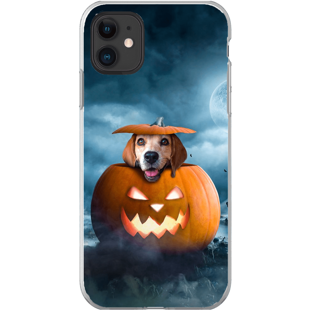 &#39;The Pawmpkin&#39; Personalized Phone Case