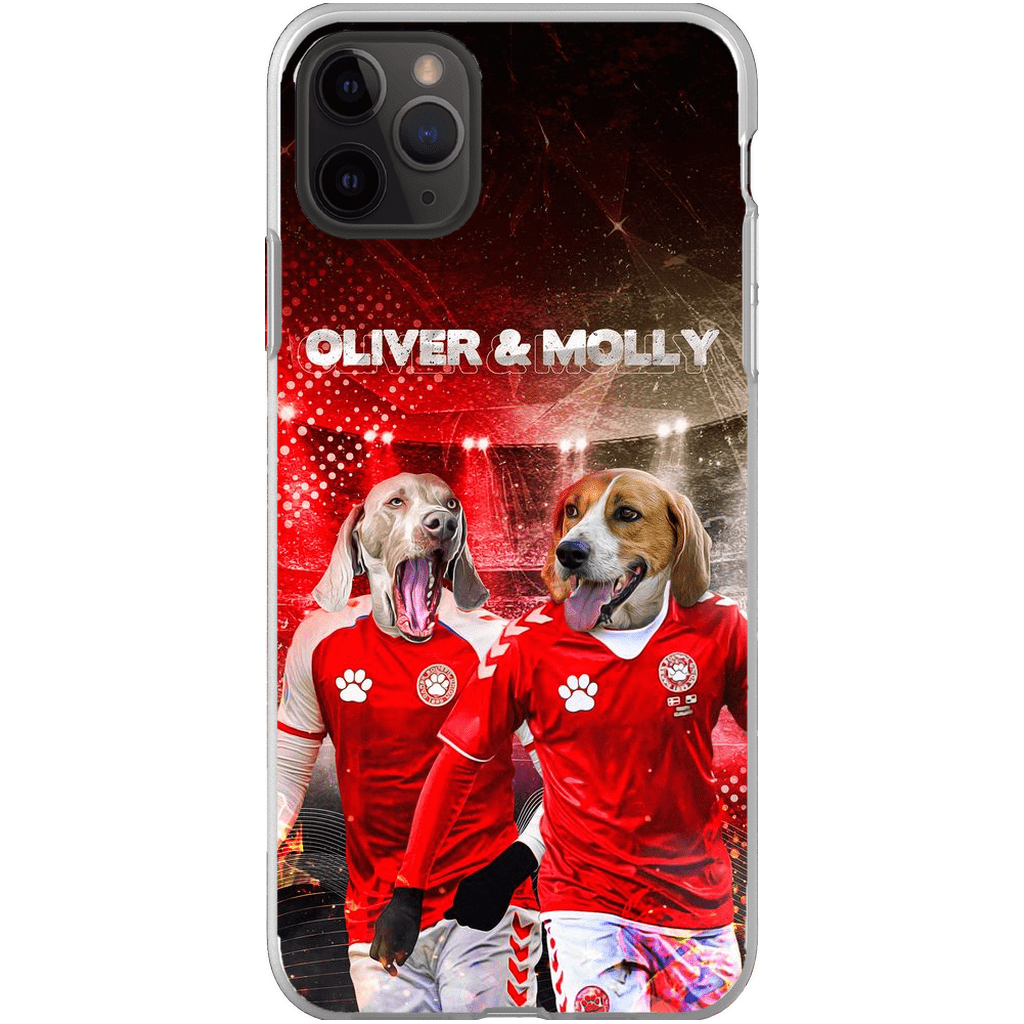 &#39;Denmark Doggos&#39; Personalized 2 Pet Phone Case