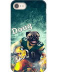 Funda personalizada para teléfono con perro 'Green Bay Doggos'