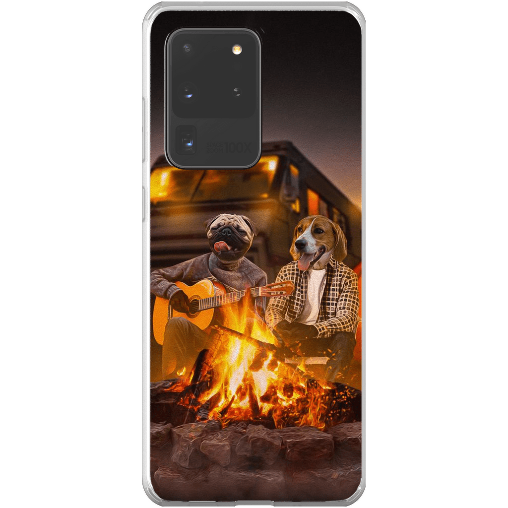 &#39;The Campers&#39; Personalized 2 Pet Phone Case