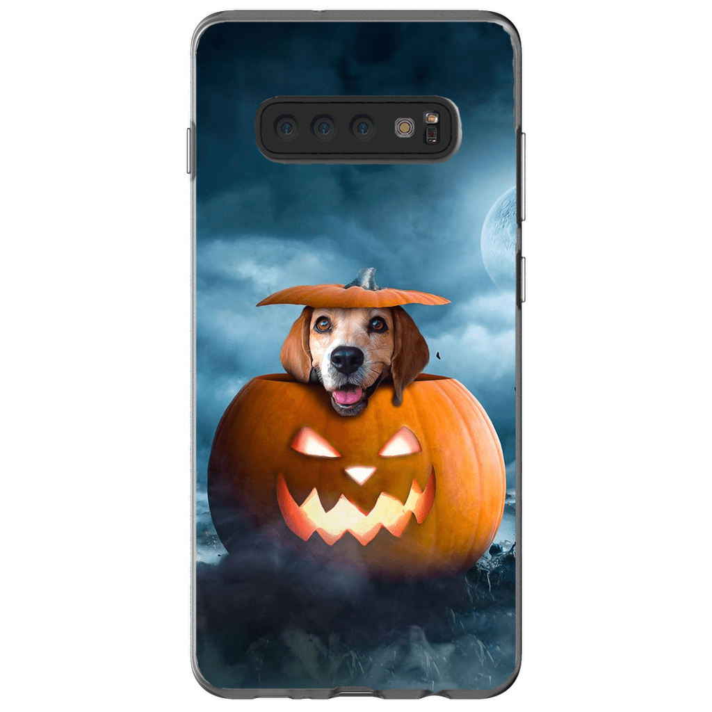 &#39;The Pawmpkin&#39; Personalized Phone Case