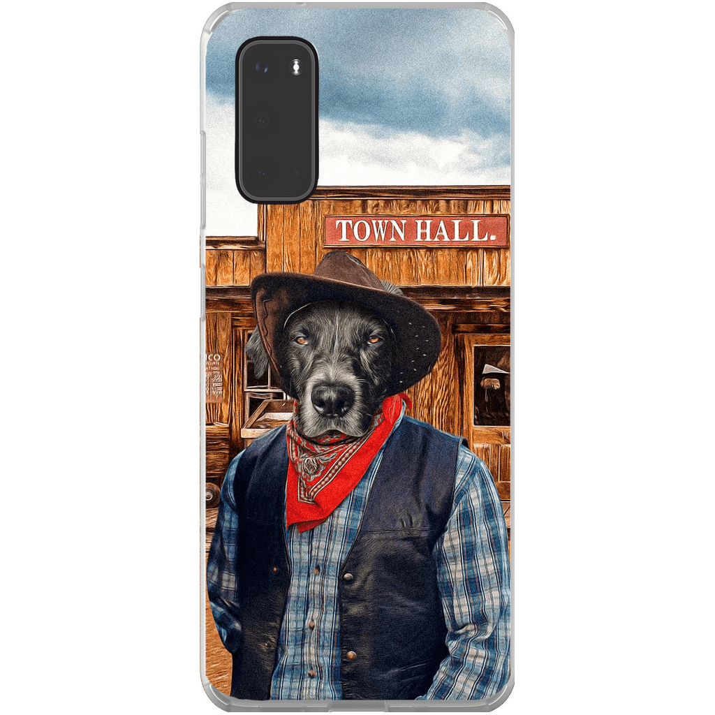 &#39;The Cowboy&#39; Personalized Phone Case