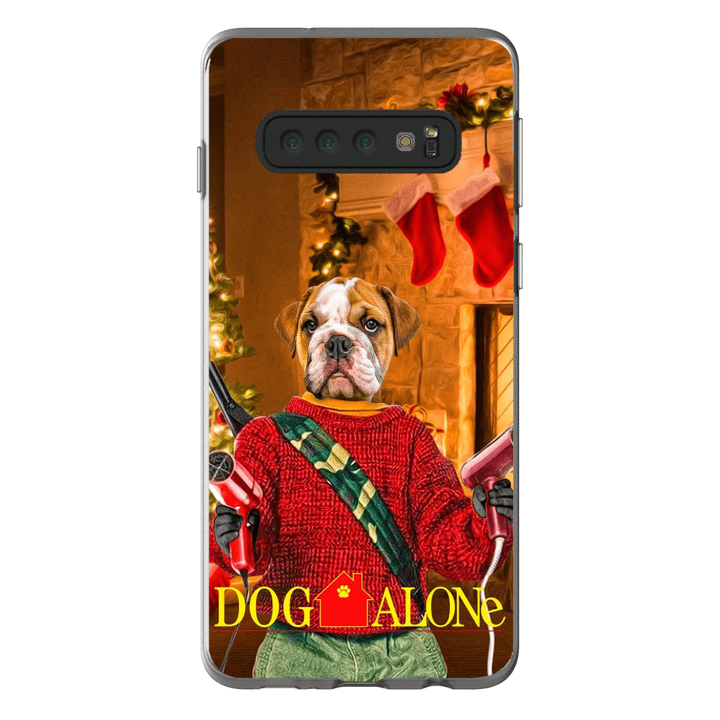 &#39;Dog Alone&#39; Personalized Phone Case