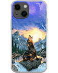 'The Retro Wolf' Personalized Phone Case