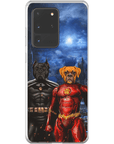 'Batdog & Flash Doggo' Personalized 2 Pet Phone Case