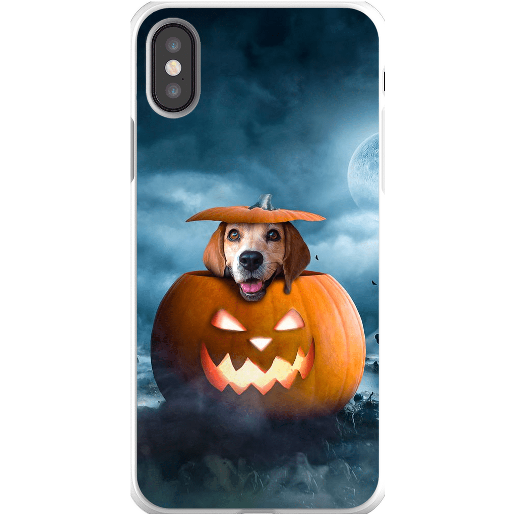 &#39;The Pawmpkin&#39; Personalized Phone Case