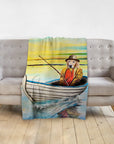 'The Fisherman' Personalized Pet Blanket